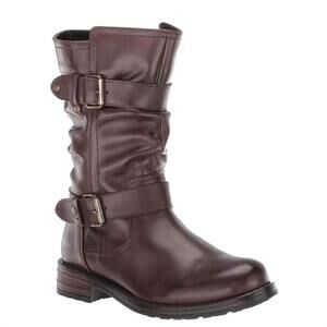 NEW ERIC MICHAEL women noelle boot in brown